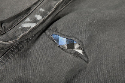 メンズ ルーズ カーブシルエット カーゴパンツ