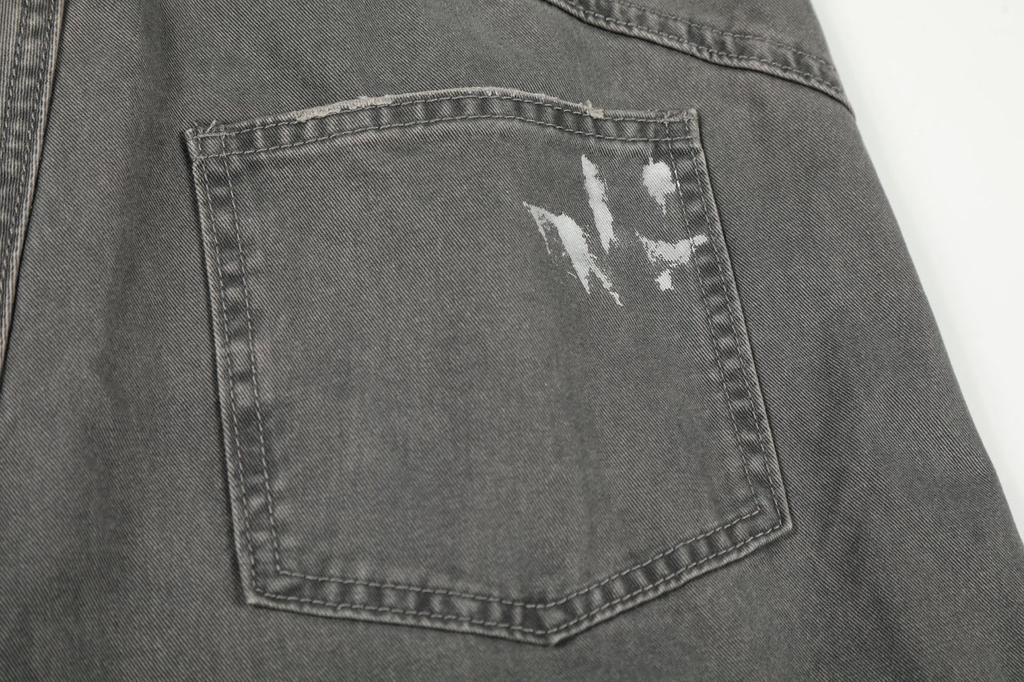 メンズ ルーズ カーブシルエット カーゴパンツ