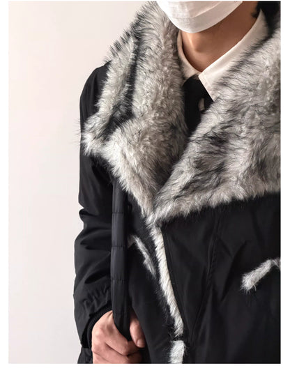 ショート丈 ボア襟ジャケット