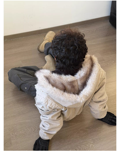 ショート丈 ボアジャケット