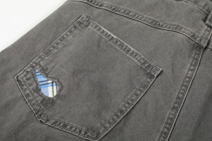 メンズ ルーズ カーブシルエット カーゴパンツ