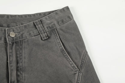 メンズ ルーズ カーブシルエット カーゴパンツ