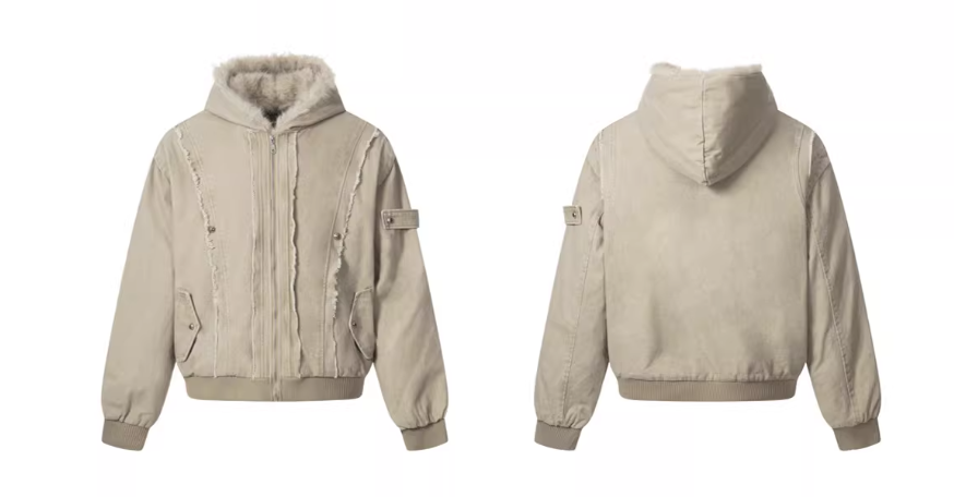 ショート丈 ボアジャケット