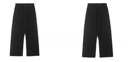 無地ストレートパンツ