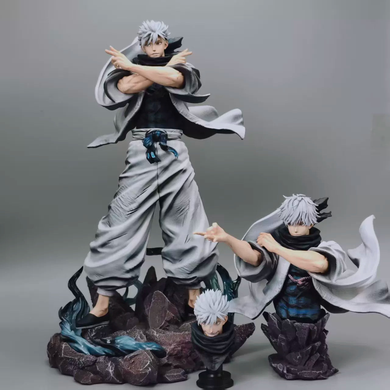Gojo Satoru statue front display