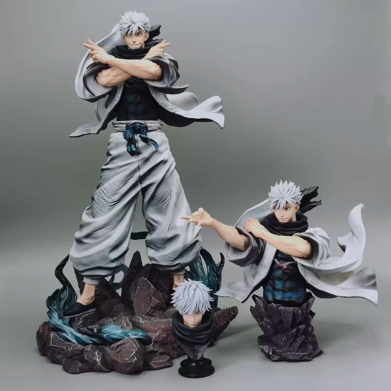 Gojo Satoru statue interchangeable parts display