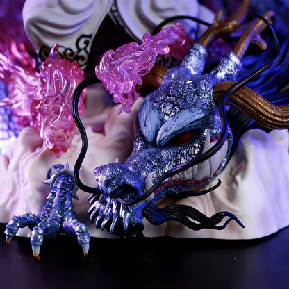 Roronoa Zoro King of Hell statue dragon effect detail